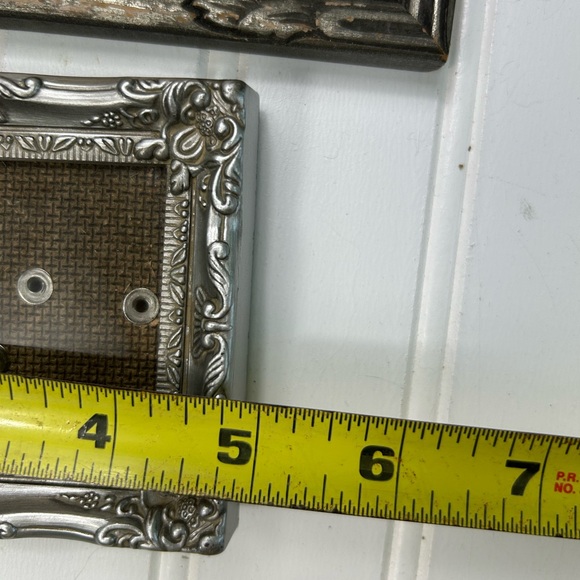 Vintage Frames Silver Photo Frame Wall Hanging Gallery Metal Wood Lot of Four - Picture 7 of 9